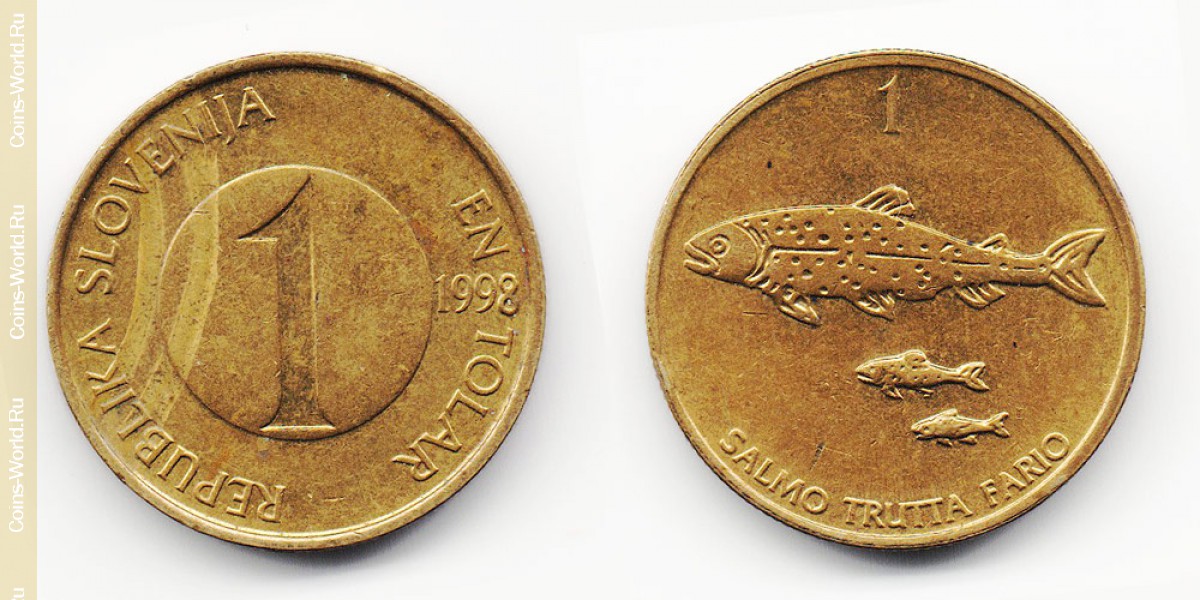 1 толар 1998 года Словения