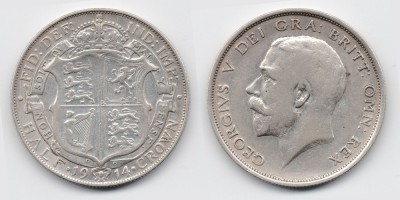 ½ crown 1914