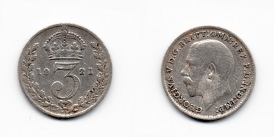 3 pence 1921