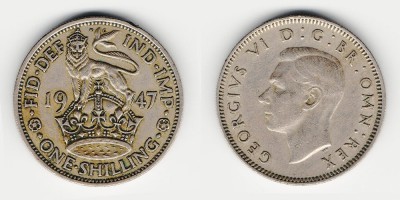 1 shilling 1947