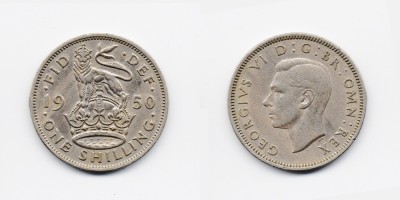 1 shilling 1950