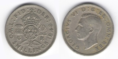 2 shillings (florin) 1949