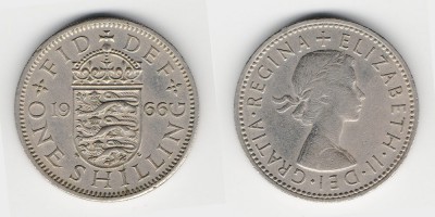 1 shilling 1966