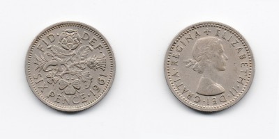 6 pence 1961