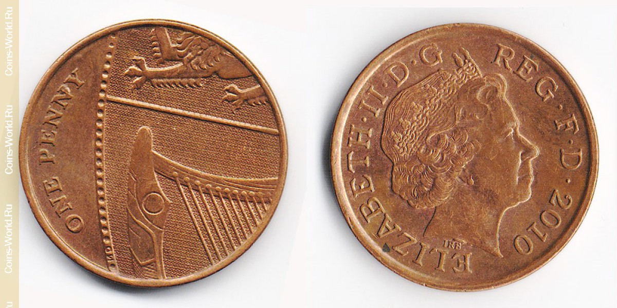 1 Pence 2010 Großbritannien