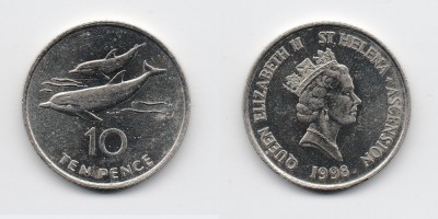 10 pence 1998