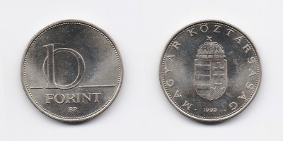 10 forint 1993