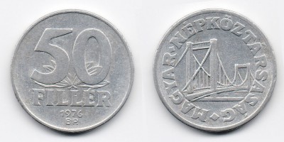 50 fillér 1976
