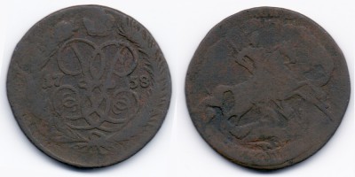 2 Kopeken 1758