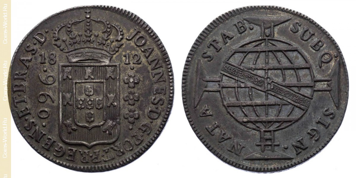 960 Réis 1812 B, Brasilien 