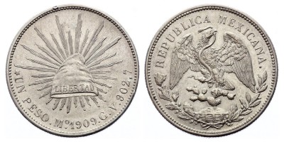 1 peso 1909
