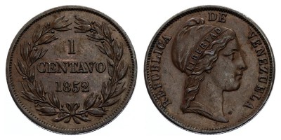 1 сентаво 1852 года