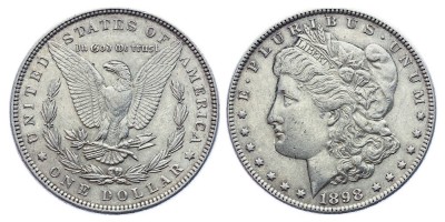 1 доллар 1898 года