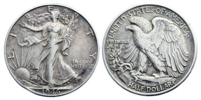 ½ dólar 1946