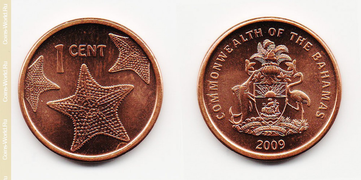 1 centavo  2009, Bahamas
