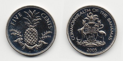 5 центов 2005 года