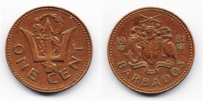 1 цент 1981 года