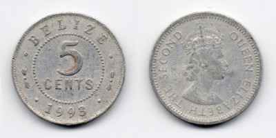 5 центов 1993 года