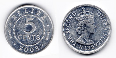 5 центов 2003 года