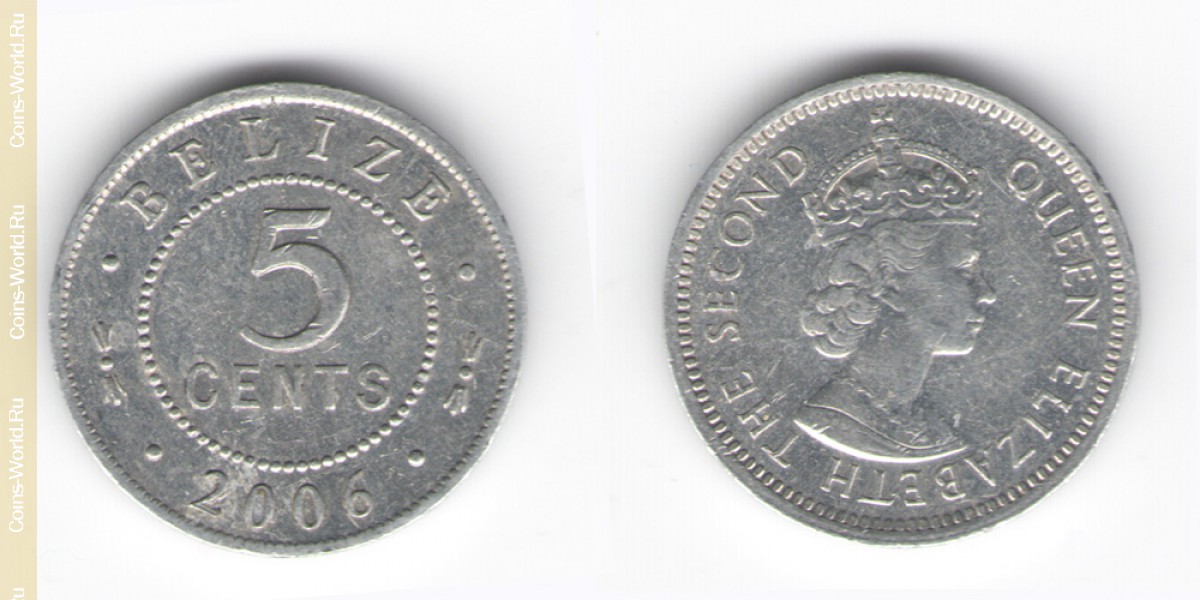 5 cêntimos 2006 Belize