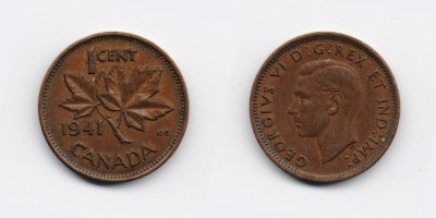 1 цент 1941 года