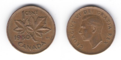 1 цент 1950 года