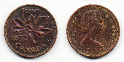 1 cent 1972
