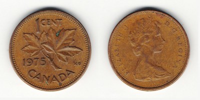 1 цент 1975 года