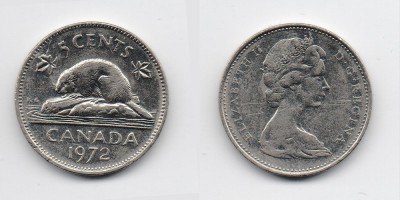 5 центов 1972 года
