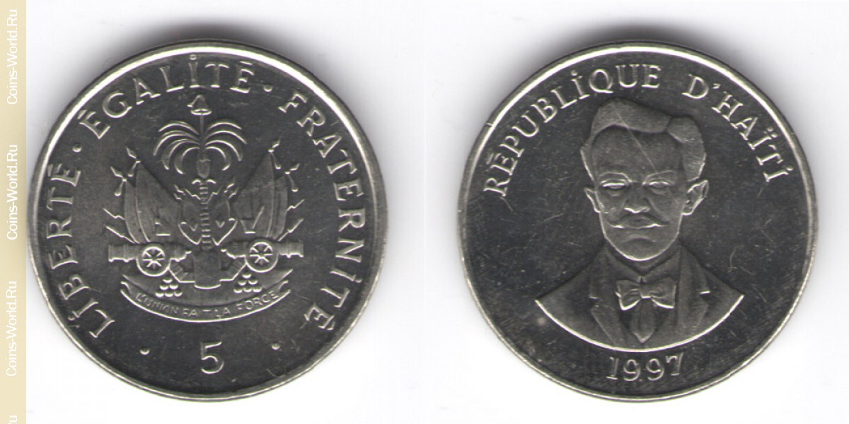 5 céntimos 1997 Haití 