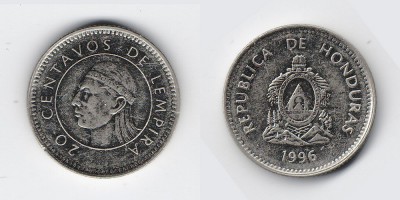 20 centavos 1996