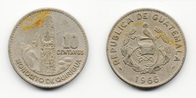 10 centavos 1966