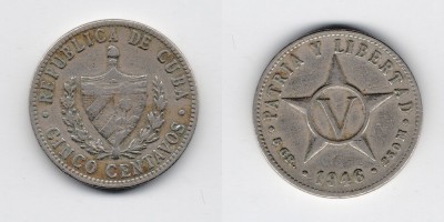 5 centavos 1946