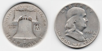 ½ dollar 1951