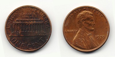 1 цент 1979 года 