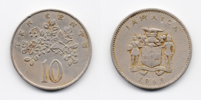 10 центов 1969 года
