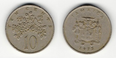 10 центов 1975 года