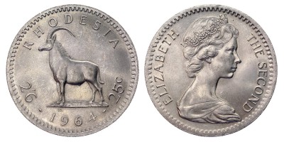2½ shillings 1964