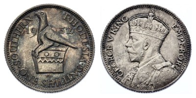 1 shilling 1932