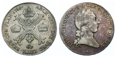 ½ кроненталера 1789 года A