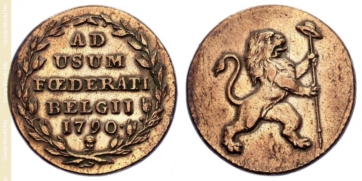 2 liards 1790, Austrian Netherlands