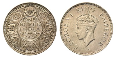 1 rúpia 1940