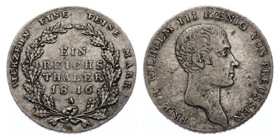 1 рейхсталер 1816 года A