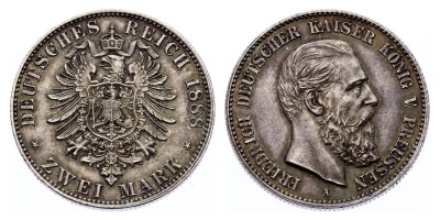 2 марки 1888 года