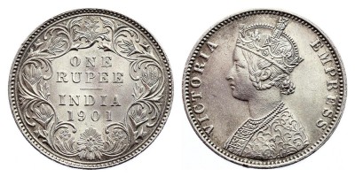 1 rupee 1901