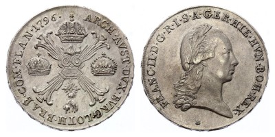 1 kronenthaler 1796 B