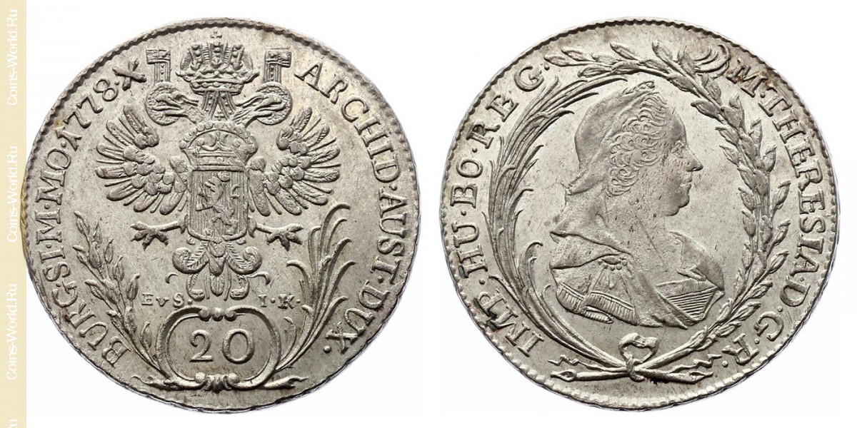 20 Kreuzer 1778, Böhmen