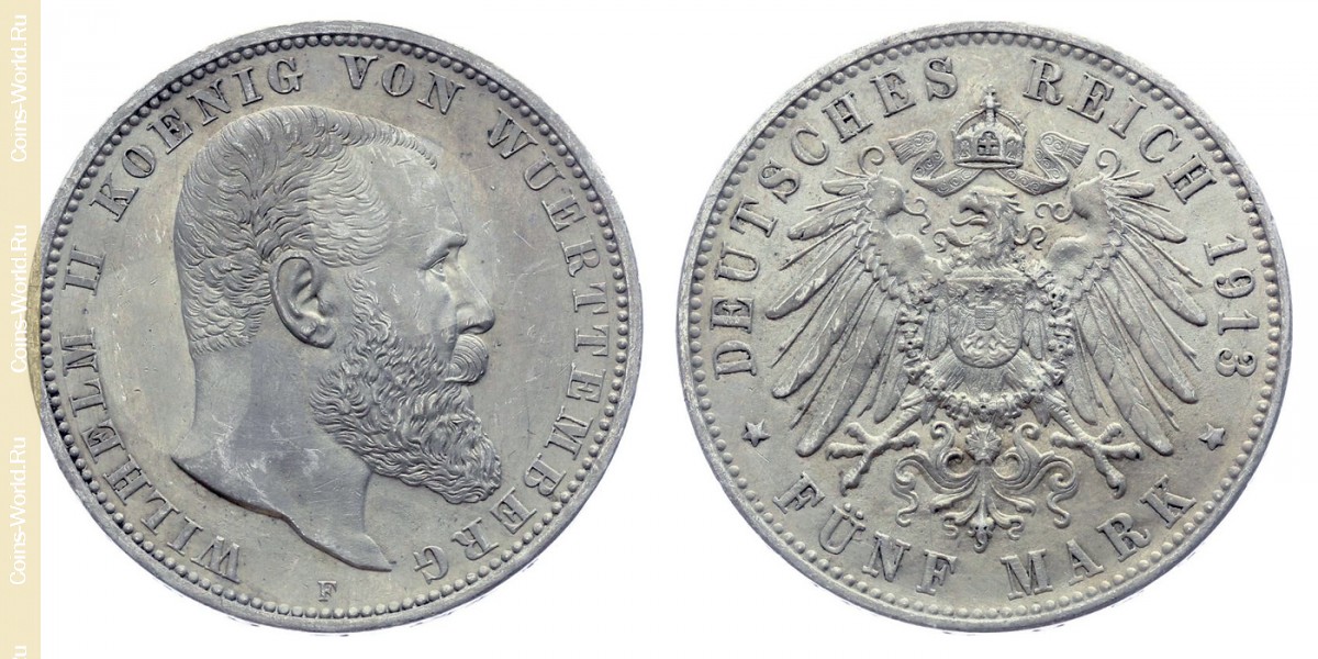 5 Mark 1913, Deutsches Kaiserreich