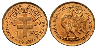 1 франк 1943 года