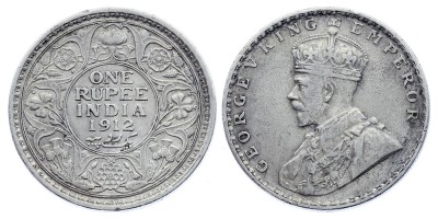 1 rupee 1912